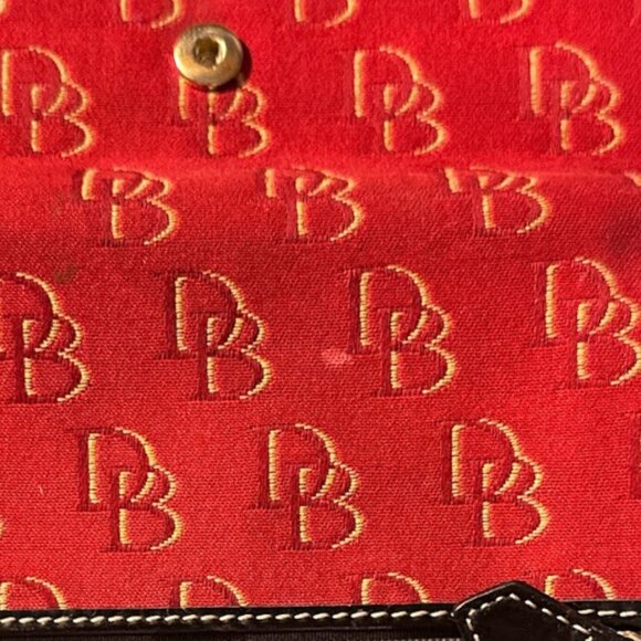 Nice Vintage Dooney & Bourke Wallet~ Large~ Dark Red~ Snap~ GUC (D12) - Picture 4 of 7